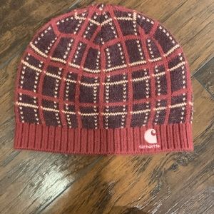 Carhartt plaid beanie